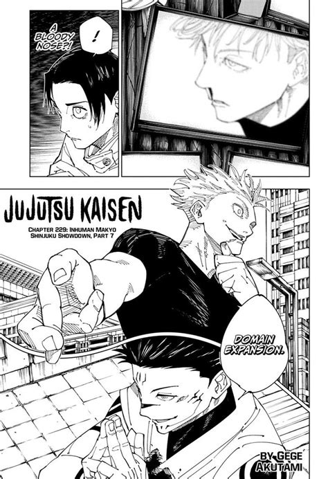 jujutsu kaisen manga 229|Jujutsu Kaisen, Chapter 229